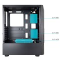 Caja Semitorre Gaming Biohazard ATX / MATX / RGB Led / Tooq / Negra TQGCC102-B
