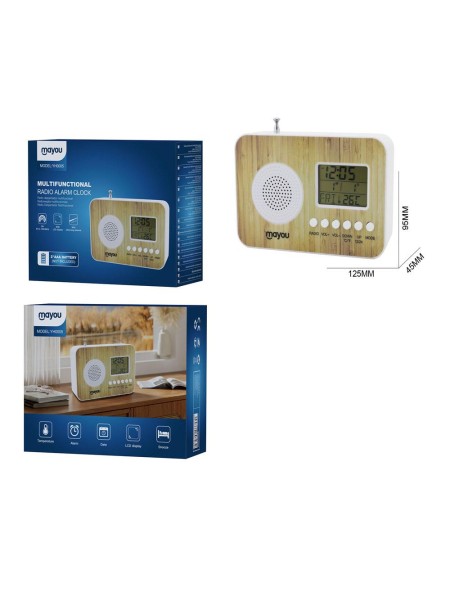 Radio portatil Am-Fm con Antena YH0005 / Altavoz externo / Negro / Mayou