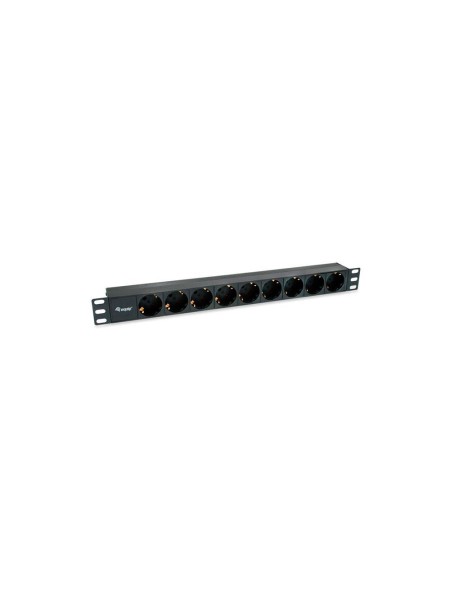Regleta 9 tomas Equip / Para rack / 1.8 m /  Negra / 333282