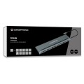 Hub Adaptador Type-C 12 en 1 Conceptronic  / 2x Hdmi / DP / Type-C PD 100w / 2x Usb 3.0 / LAN Gigabit / DONN17G