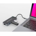 Hub Adaptador Type-C 7 en 1 Conceptronic / 2x Hdmi / 3x Usb 3.2 / 1x Type-c 100w PD / 1x LAN Gigabit / DONN14G