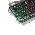 Teclado Mars Gaming MK120 Negro / Anti-ghosting / Iluminacion FRGB / gacabado en aluminio de alta calidad