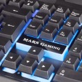 Teclado Mars Gaming MK120 Negro / Anti-ghosting / Iluminacion FRGB / gacabado en aluminio de alta calidad