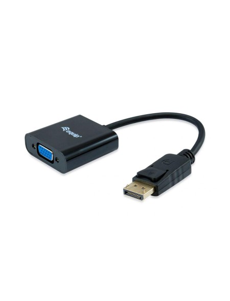 Adaptador DisplayPort a VGA Tipo B Equip / 0,15 m / Negro / 133435