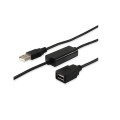 Cable USB amplificador activo USB 2.0 a/m 10 metros / Equip 133310
