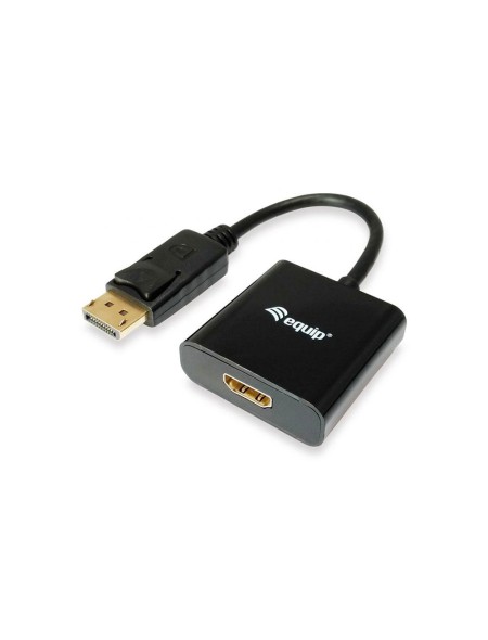 Adaptador DisplayPort a HDMI  M/H / 15cm / Negro / Equip 133438