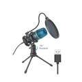 Microfono de condensador TR9162 / Reduccion de ruido / Soporte de tripode / Cable USB 2.0 / ONE+