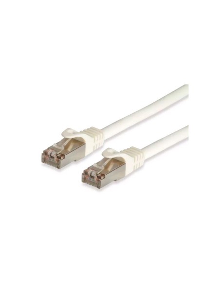 Cable red latiguillo RJ45 Cat.6A Y CAT.7 SFTP / LSOH / 15 metros / Blanco / Equip 605718