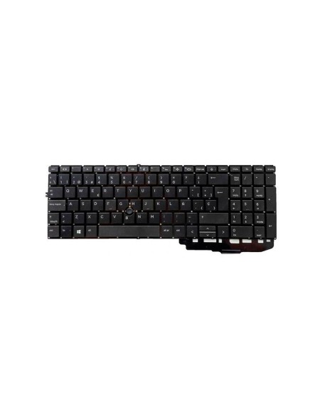 Teclado compatible para portátil HP Elitebook 850 G7 / 850 G8 / Poinstick / Negro