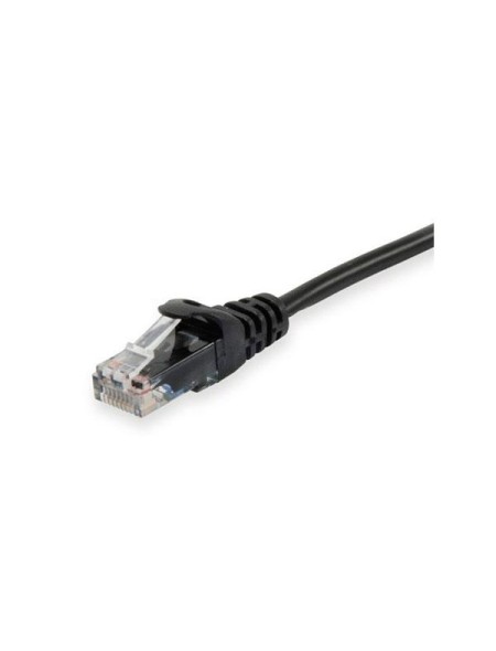 Cable red latiguillo RJ45 cat.6 UTP 0.5 metros / Negro /  Equip  625457