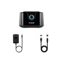 Docking Station Clonacion TOOQ Sata 2.5 / 3.5 / HDD / SSD / USB 3.0 / Bahia Dual / Negro / TQDS-802B
