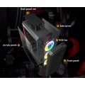 Caja Gaming Darkflash Water Square 5 / ATX / Rgb / Cristal templado Frontal - Lateral / USB 3.0