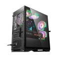 Caja Gaming Darkflash DLM22 Negra / M-Atx / M-Itx / Cristal Templado