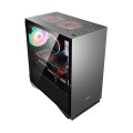 Caja Gaming Darkflash DLM22 Negra / M-Atx / M-Itx / Cristal Templado