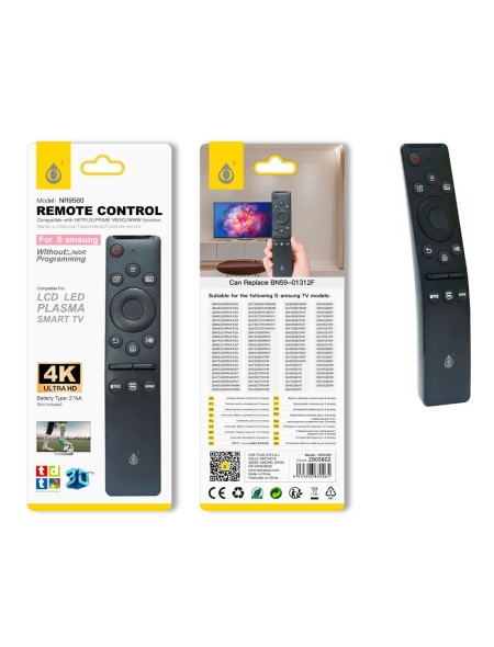 Mando a distancia TV Universal Samsung NR9580 / Negro / One+ / 2905802