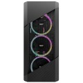 Caja Gaming Darkflash Pollux Negra / ATX / Cristal Templado / Ventiladores NO incluidos