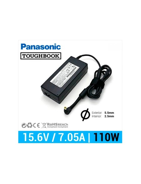 Cargador para portátil Panasonic 110W 15,6V 7.05A 5.5 mm x 2.5 mm / M-131