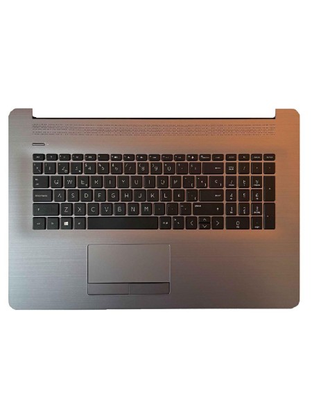 Top case + Teclado compatible para portátil HP 470 G7 Gris Retroiluminado