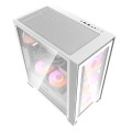Caja Gaming Darkflash DRX70 Blanca / ATX / Cristal templado / USB 3.0 / Incluye 4 Fan RGB