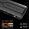 Controladora PWM-ARGB Darkflash RC2 / 14 efectos / 6 conectores ARGB / 5 Conectores PWM