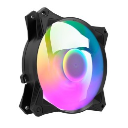 Ventilador Caja Gaming Darkflash CL6M Negro/ 120mm / Arora spectrum RGB