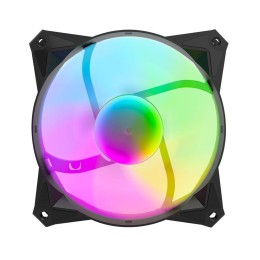 Ventilador Caja Gaming Darkflash CL6M Negro/ 120mm / Arora spectrum RGB