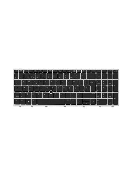 Teclado compatible para portátil HP Zbook 15 G5 G6 Marco plata