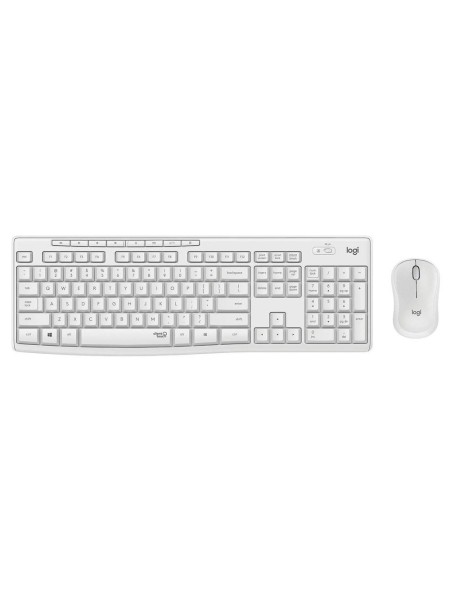 Combo Teclado + Raton inalámbrico Logitech MK295 Slilent Blanco  920-009822