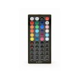 Tira de Luces LED / 5 metros / RGB / Control remoto / Resistencia al agua Ip65 / Incluye alimentador / Gembird / Led-s-rgb500-01