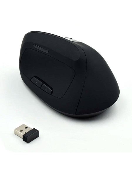 Raton Inalambrico Vertical ergonomico  Ewent / 1600Dpi  / Bateria recargable / Negro / Ew3158