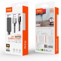 Cable adaptador 2 en 1 Iphone Lightning a HDMI+ Entrada de carga USB / TB1414 / Negro / MTK 0154142