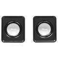 Altavoces Trust 2.0 Leto / Usb / 6w-3w Rms / Tamaño compacto / Control de volumen / Negro
