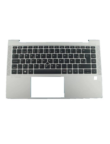 Top case + teclado compatible para portátil HP 840 G8 L87607-071 Plata