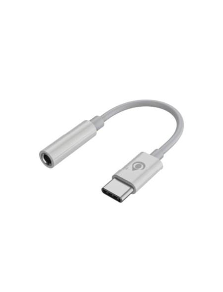 Cable adaptador de audio Type-C a Jack 3.5mm Hembra / 11.5cm / NB1473 / Blanco / 2104731