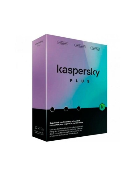 Antivirus Kaspersky Plus / 3 Dispositivos / 1 Año / Caja / KL1042S5CFS-MSBES