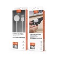 Cable de Carga Magnetico para Apple Watch S1 al S5 / Tb1251 / 2.5w / 1m / Blanco / Mtk
