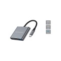 Hub Adaptador Type-C 3 en 1 Conceptronic  / Hdmi / Type-c / Usb 3.0 / DONN18G