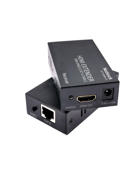 Extensor Hdmi a RJ45 Cat 6 / Hasta 50m / Netlock / EXT-HDMI-01