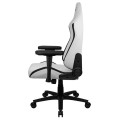 Silla Gaming Aerocool Crown / Diseño premium / Hasta 150 Kg / Reposacabezas - Cojin lumbar / Blanca detalles en negro