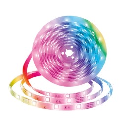 Tira de Luces LED / 2 metros / RGB / Control Remoto / Resistente al Agua (IP20) / One+ / NR9366