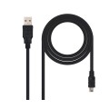 Cable USB 2.0 a Mini USB / 5 pines  / 5m / Nedis / CCGL60300BK50