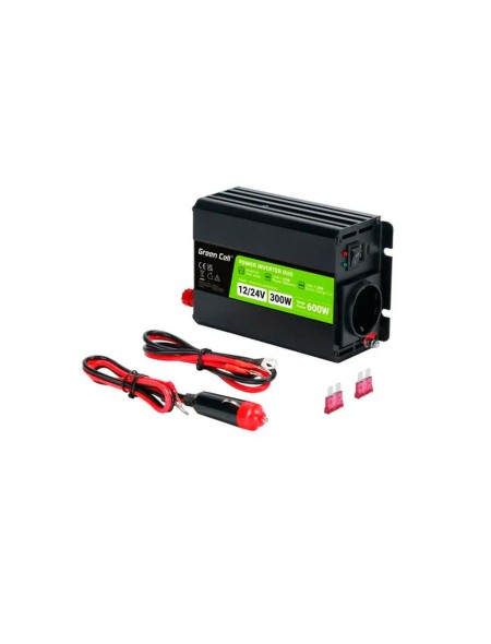Inversor de corriente para coche 12V a 230V 300W / 600W / INVGC1224M300DUO