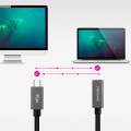 Cable prolongador Type-C  M/H / 1m / 3a / USB-C 3.2 Gen2 / 20Gbps / 4K/60Hz / Nanocable  10.01.4401