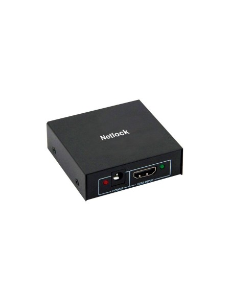 Splitter HDMI 1x2 / Con alimentacion / Netlock / SP-HDMI-2A