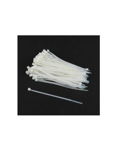 Brida de nylon 100x2.5mm Blanca / Bolsa 100 uds / NYT-100/25