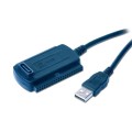 Cable adaptador USB 2.0 HDD IDE - SATA / Alimentado / Cablexpert / AUSI01