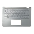 Top case + Teclado compatible para portátil HP 14-BA Plata 928708-071
