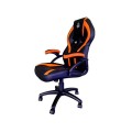 Silla Gaming Keep Out XS200 / Hasta 120 KG / Asiento Acolchado / Elevador Clase 4 / Negra-Naranja