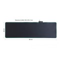 Alfombrilla Gaming Delock Negra / 920 x 303 x 3 mm / USB / Iluminación RGB / 12555
