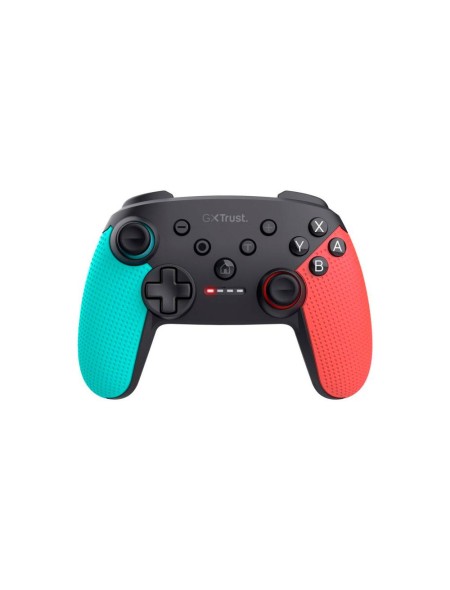 Mando Gamepad Inalambrico Trust Gxt1246 Muta / Bluetooth / Vibracion / Nintendo Switch / Negro-Azul-Rojo / 25427